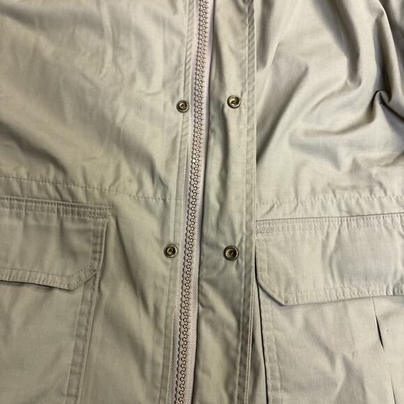 VTG Woolrich Chore Parka Flannel Lined Wool XL Hooded Coat Jacket Made In USA - Picture 9 of 12